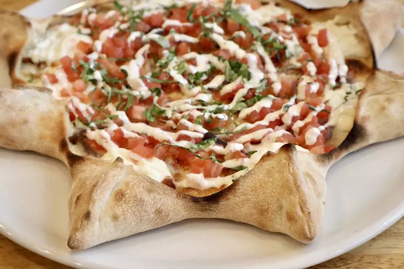 Image: The Star Beckham is one of the star-shaped pizzas served at Mister O1.