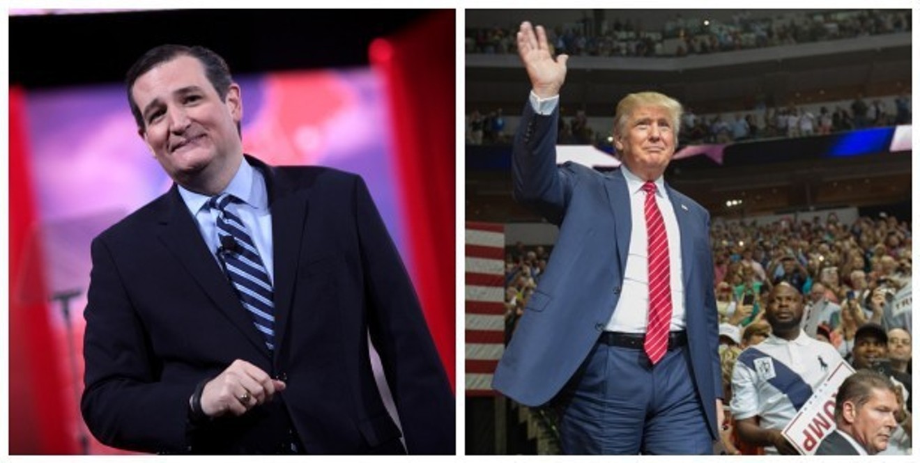 Sen. Ted Cruz and President Donald Trump: the best of friends.