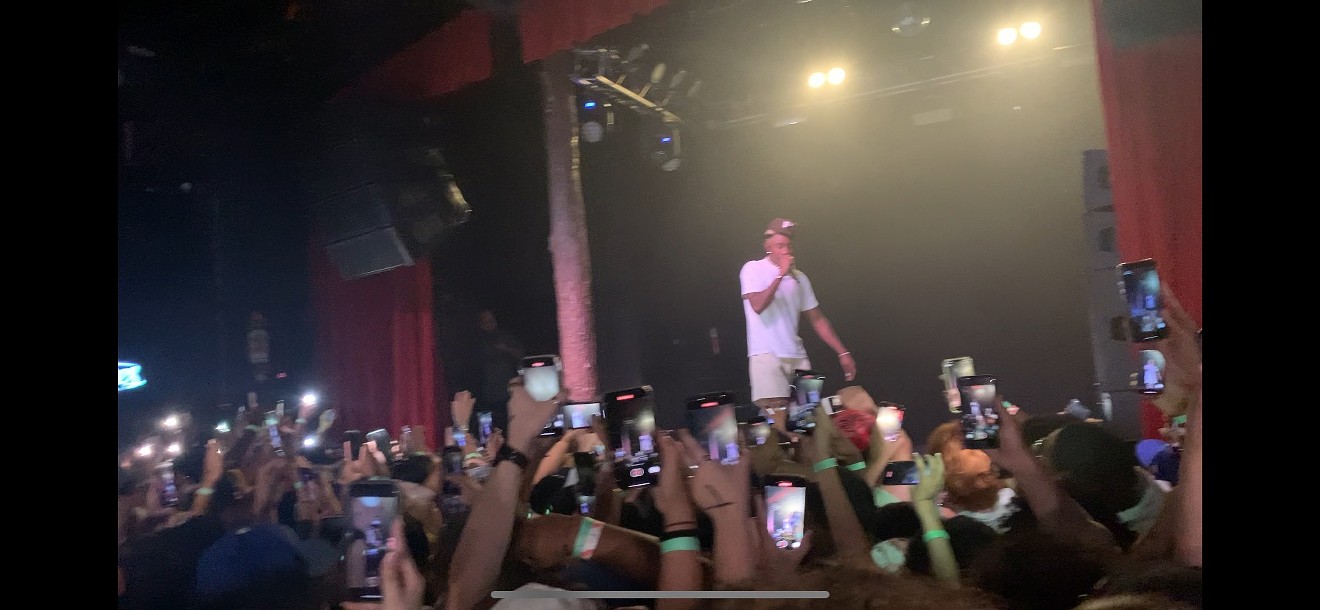 Grammy-winning music giant Tyler, the Creator showed up to Deep Ellum's Trees on Wednesday for a secret concert.
