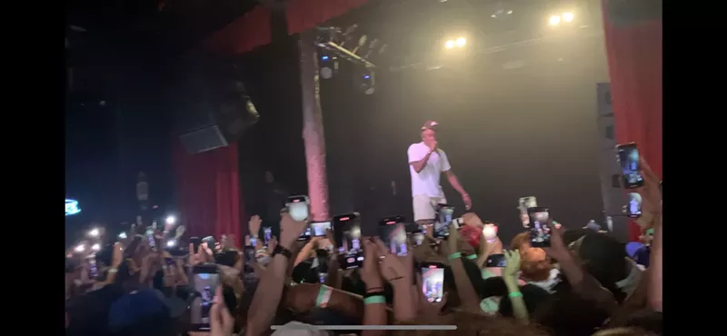 Image: Grammy-winning music giant Tyler, the Creator showed up to Deep Ellum's Trees on Wednesday for a secret concert.