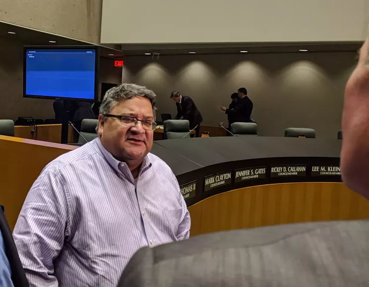 He put the ad up, and I said, 'My God, that's not right,'" Barry Jacobs said at Wednesday's ethics hearing. - STEPHEN YOUNG