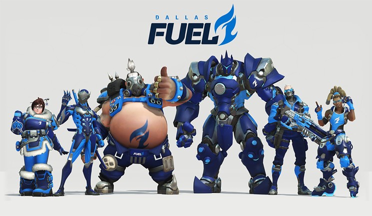 The new Dallas Fuel branding for Overwatch League which will launch next year. - COURTESY DALLAS FUEL