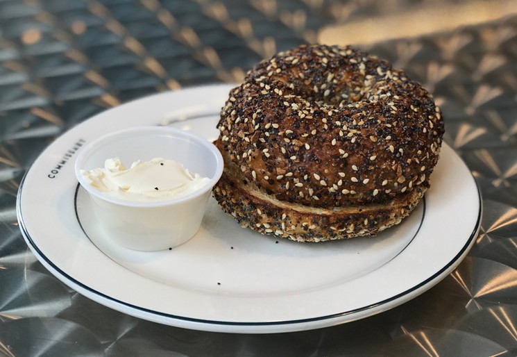 For $3.50, you can pop in and out with a fresh-baked bagel and cream cheese. - BETH RANKIN