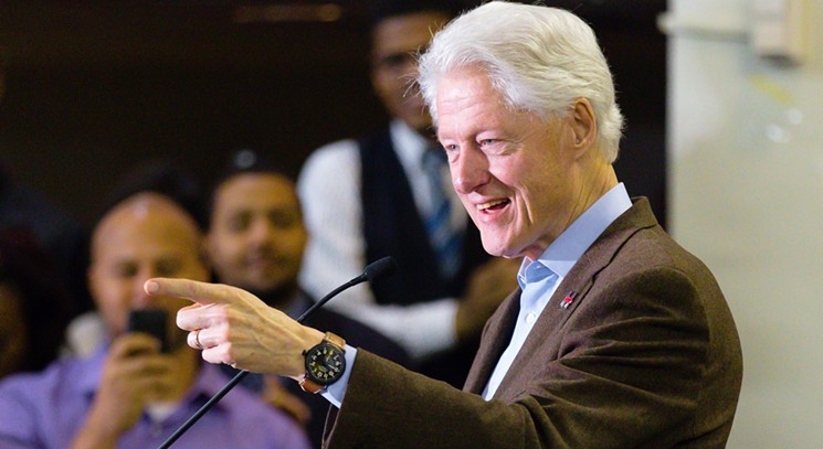 Bill Clinton always seemed to be saying, "I'm gonna do my best, but, you know ... ." - MIKEL GALICIA