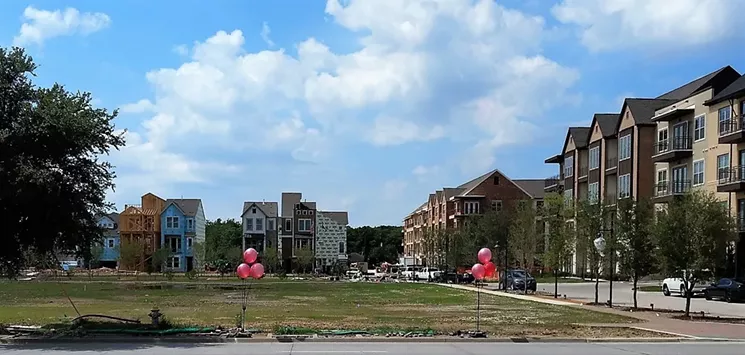 New upscale development in West Dallas does not have to mean that the existing community gets scraped. - JIM SCHUTZE