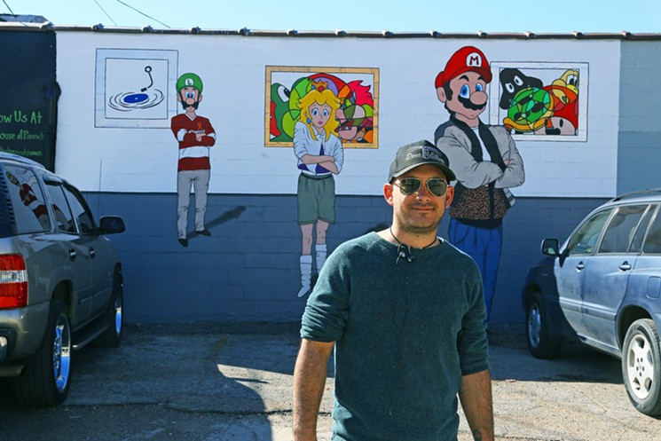 Pannek with "Mario Brothers Day Off." - RODERICK PULLUM