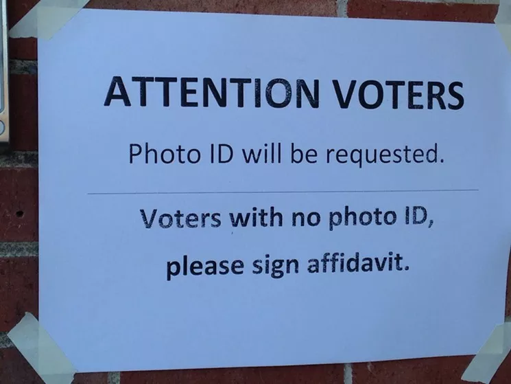 The Republican platform for America, typified by everything the Texas Attorney General says or does, is vote suppression. - MARK BUCKAWICKI WIKICOMMONS