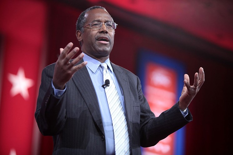 HUD Secretary Ben Carson didn't just take his son on a HUD-paid listening toot after HUD lawyers warned him not to. He took his wife and daughter-in-law, as well. - GAGE SKIDMORE