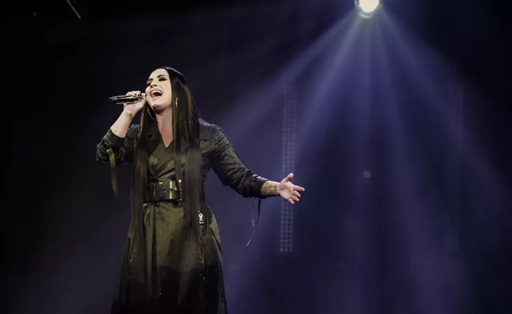 Despite a lack of nuance in some of the set-pieces, fans got what they wanted most: Lovato singing her hits. - MIKE BROOKS