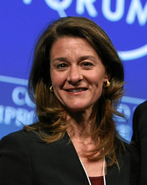 Melinda Gates - WORLD ECONOMIC FORUM VIA WIKICOMMONS