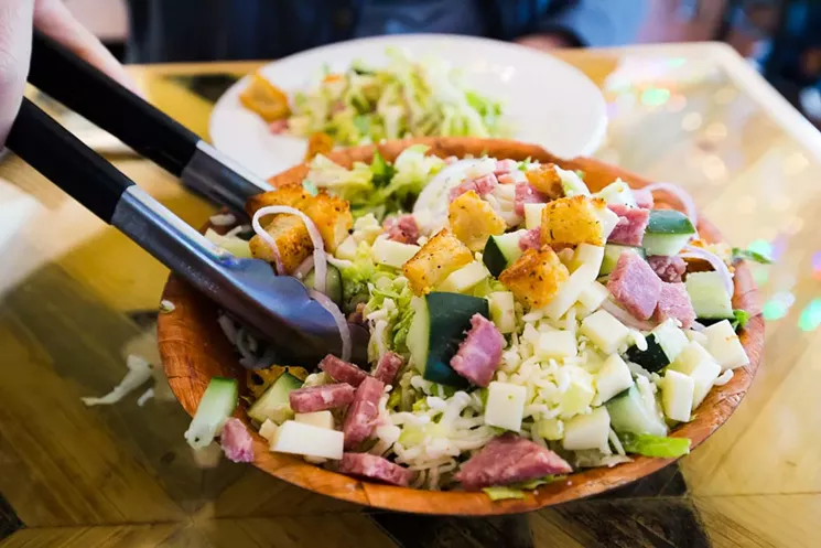 Sure, it's a steal for six bucks, but who orders a salad at brunch? You don't need that kind of negativity in your brunch life. - CHRIS WOLFGANG