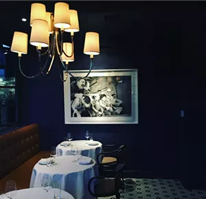 The interior of Fachini looks ready for a glamorous night out. - COURTESY JULIAN BARSOTTI (VIA INSTAGRAM)