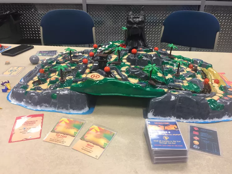 An overview of Restoration Games' popular adventure board game Fireball Island: The Curse of Vul-Kar. - DANNY GALLAGHER