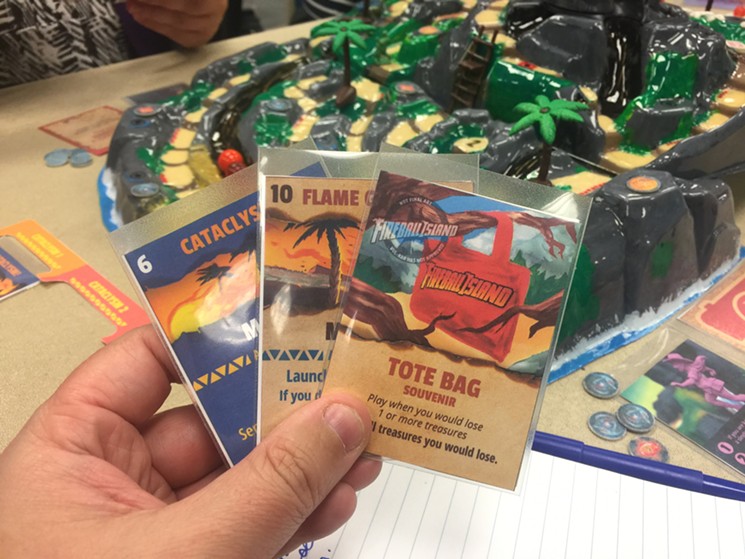 The new Fireball Island comes with special movement and action cards. - DANNY GALLAGHER