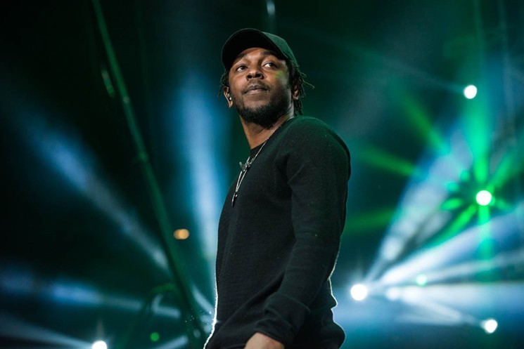 Kendrick Lamar plays the Dos Equis Pavilion on Thursday night. - TIMOTHY NORRIS