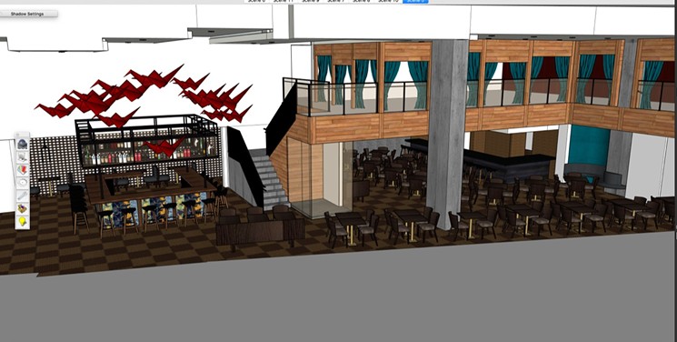 A rendering of the interior at Imoto. - COURTESY OF IMOTO