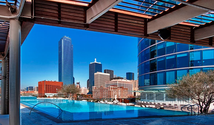 Omni Downtown's Uptown Terrace is a great place to decompress and rest your weary soles after a long day at the convention center. - COURTESY OMNI HOTELS