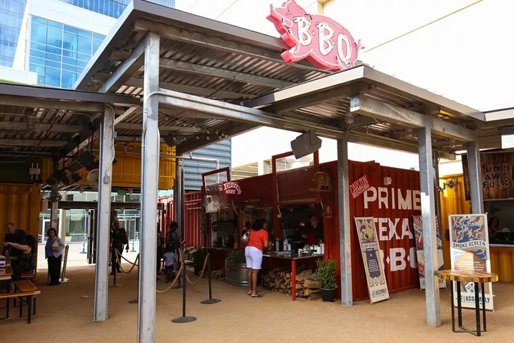 Hit up the Box Garden at Legacy Hall for World Cup watch parties and DFW's newest barbecue spot, Carlton Provisions. - CHRIS WOLFGANG