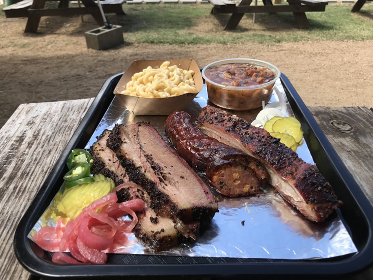 Panther City's barbecue basics are some of the best in Fort Worth. - CHRIS WOLFGANG