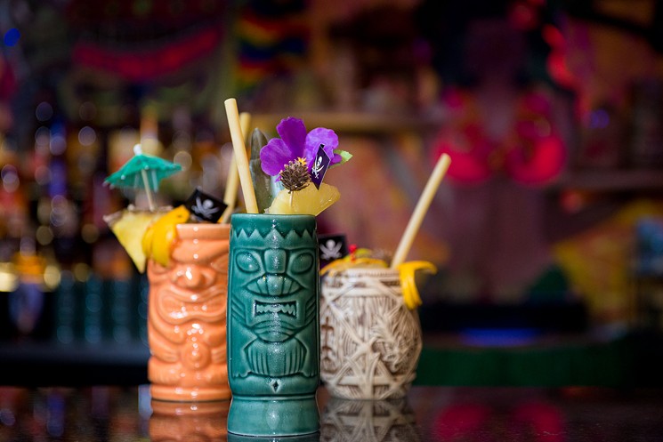 Local Traveler also sports a tiki bar on the patio. - ALISON MCLEAN