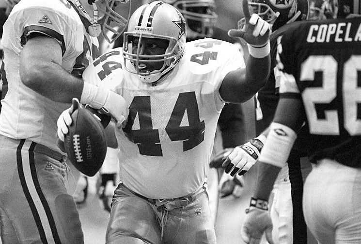 Lincoln Coleman as a running back for the Cowboys from 1993 to 1995 - COURTESY MARIA SWANSON