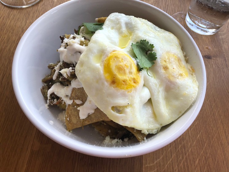Oak Cliff can't say no to chilaquiles. - TAYLOR ADAMS