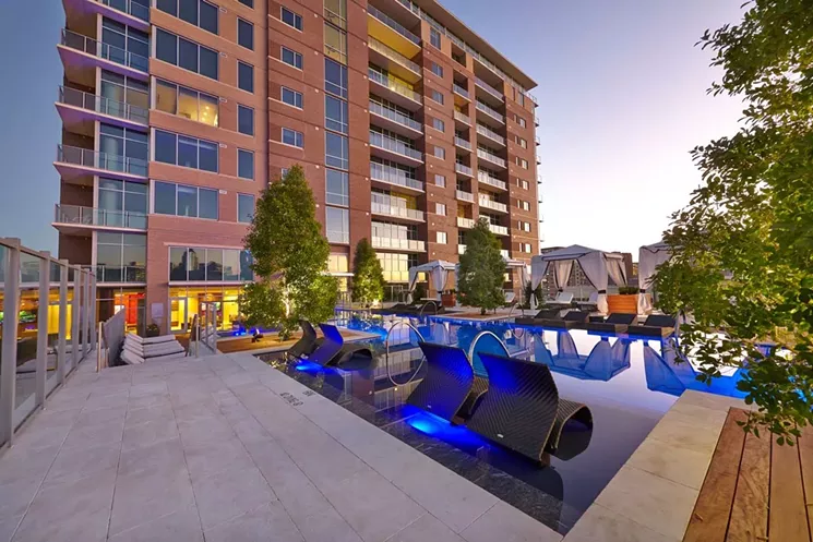 The Brady comes with rave reviews from residents both past and present, but its biggest draw is its location. - APARTMENTS.COM