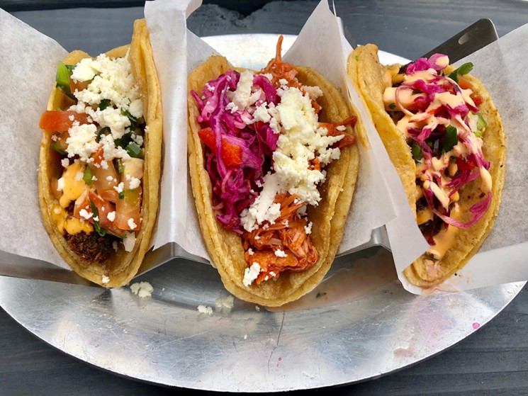 What's the difference between these tacos and brunch tacos? When you eat them. - TAYLOR ADAMS