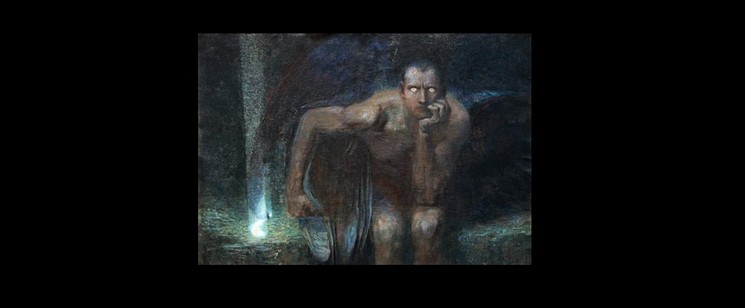 The church needs to ask itself whether it is itself an engine of evil. - FRANZ STUCK, 1863-1928, “LUZIFER.”
