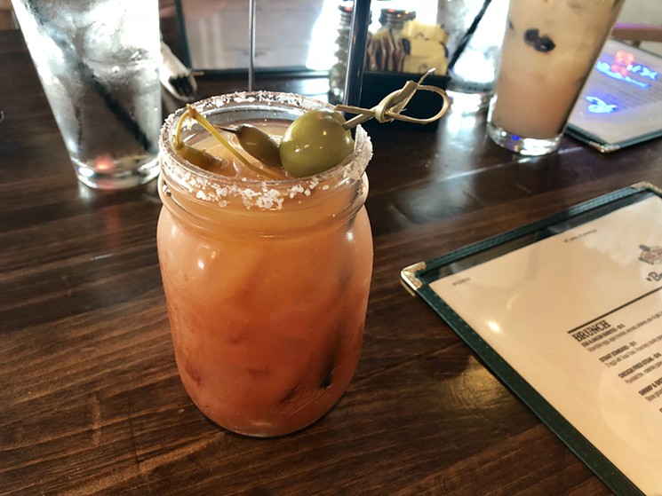 This Bloody Mary is made with Deep Eddy vodka, and you have the option of making it extra spicy. - TAYLOR ADAMS