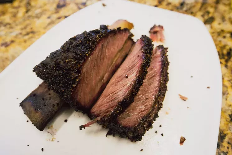 We took the time to slice Zavala's beef rib. If you tear into it like a T-rex, though, we totally understand. - CHRIS WOLFGANG