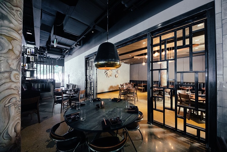 The interior at Musume in the Arts District - KATHY TRAN
