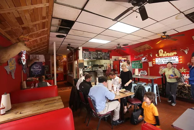 Louie King has left redecorating to later and instead gets down to the business of smoking meats. We like their priorities. - CHRIS WOLFGANG