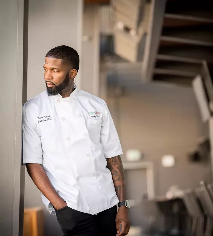“To be taken in by our people, you have to prove yourself to the 10th power,” chef Kev Ashade says. - ALISON MCLEAN
