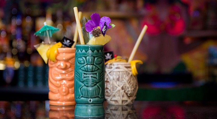 Local Traveler also sports a tiki bar on the patio. - ALISON MCLEAN