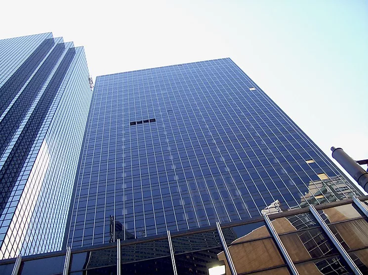 Curtis Lockey and Craig MacKenzie planned to turn the old LTV Tower office building downtown into apartments. - JIM SCHUTZE