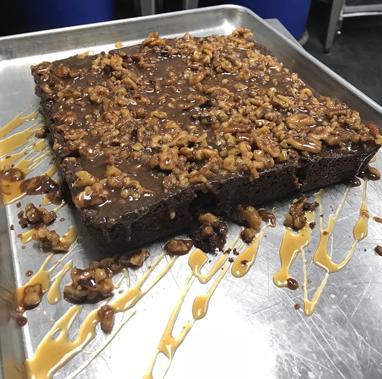 The brownie at Kookie Haven - DALILA THOMAS