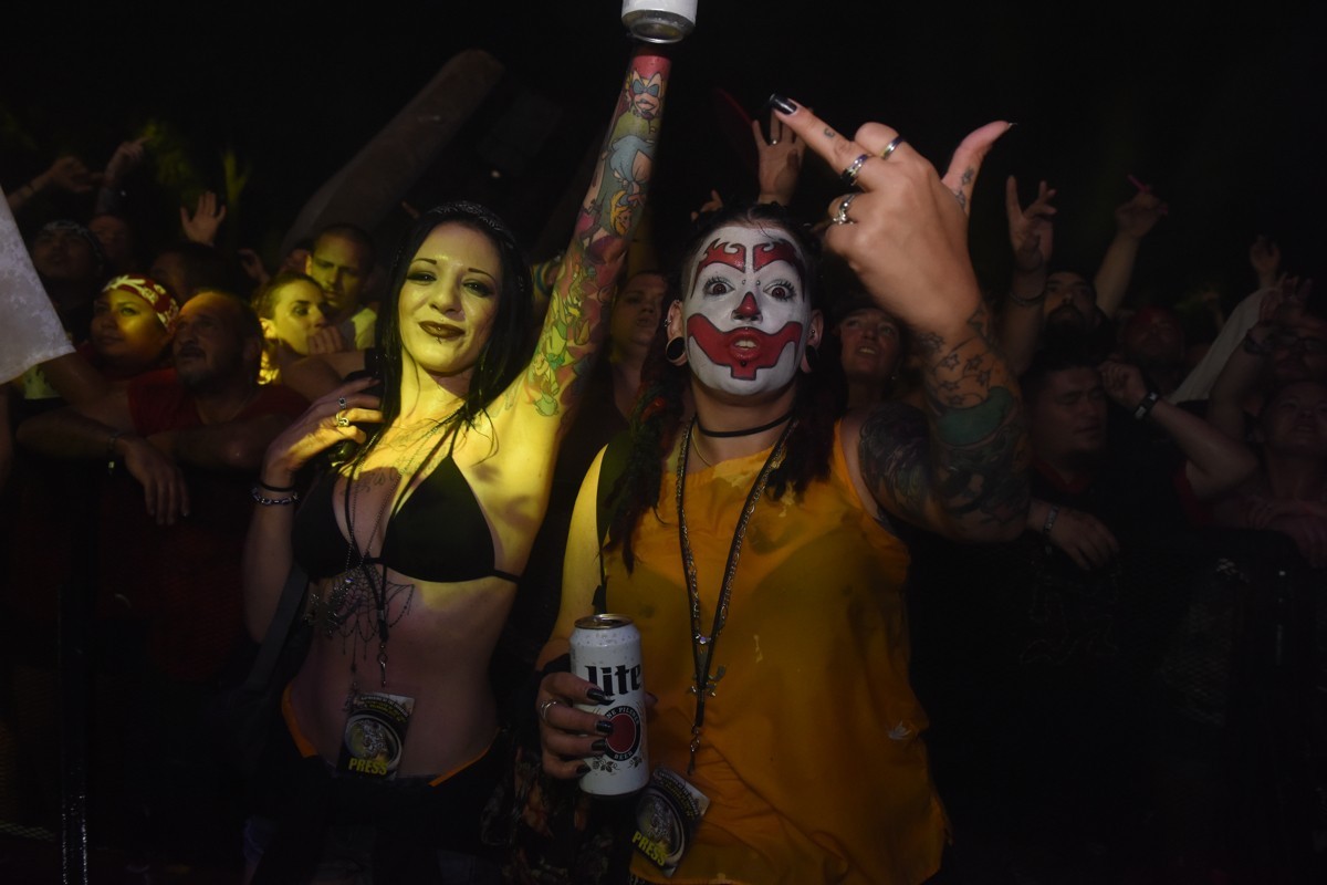 A Juggalette expresses the sentiment toward Oklahoma at this year's Gathering. - NATE "IGOR" SMITH
