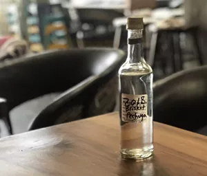 Las Almas Rotas' and Gracias a Dios' brisket pechuga will be a super limited release. You can try it at Las Almas Rotas or pick up a bottle at Bar & Garden. - BETH RANKIN