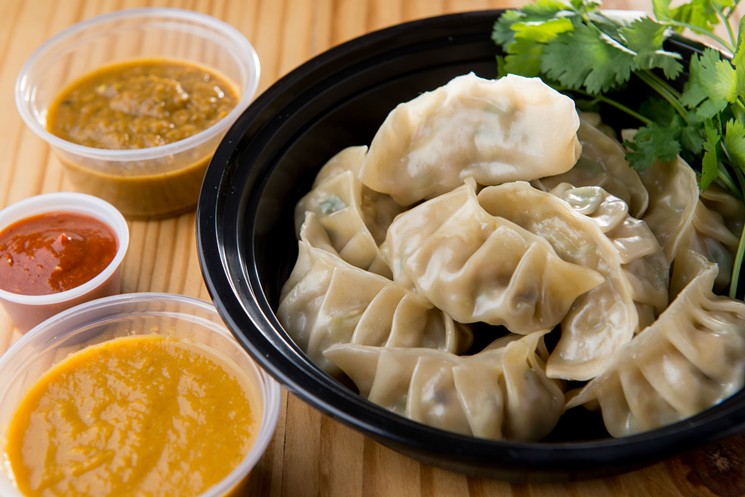 A bowl of 10 steamed momo is just $5, which is a total bargain. - ALISON MCLEAN