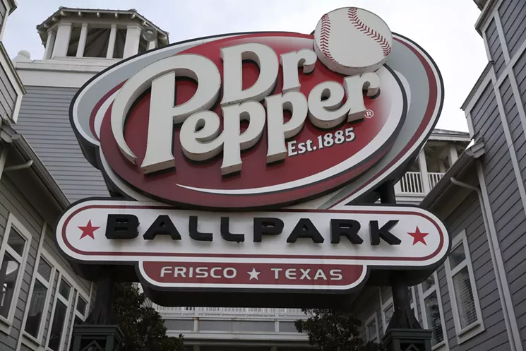 Dr Pepper signage is still visible all over the stadium, though the soft-drink maker no longer pays for naming rights. - NATHAN HUNSINGER