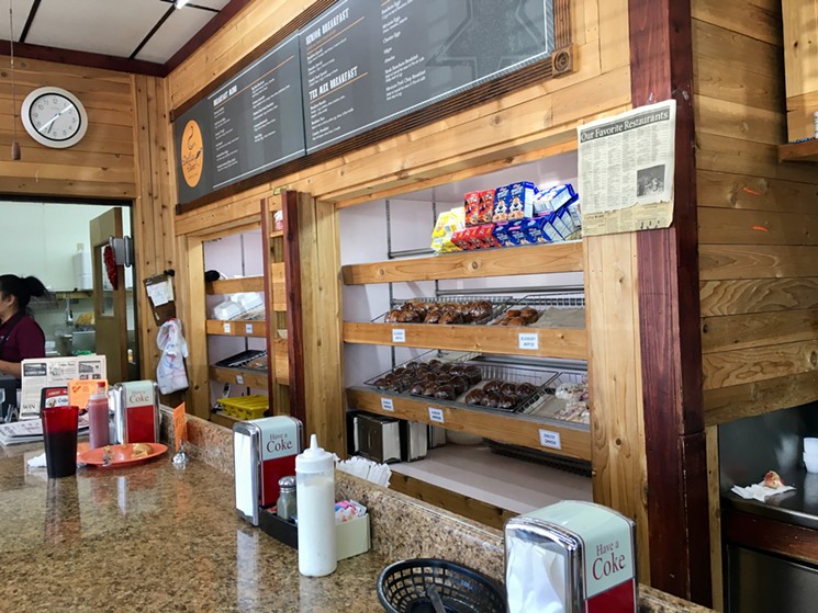 Inside the Dallas Diner, where doughnuts once lived. - NICK RALLO