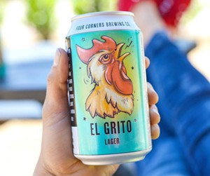 Four Corners' Tex-Mexican lager El Grito is beer-flavored beer, dude. - COURTESY FOUR CORNERS