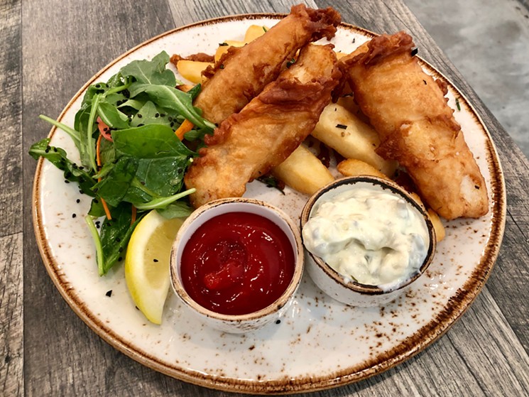Aussie Grind's fish and chips - PAIGE WEAVER