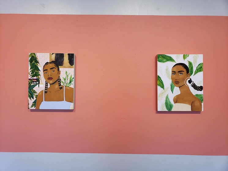 Artist Ari Brielle examines how black women's bodies, including their hair, are viewed. - ANA ASTRI-O'REILLY