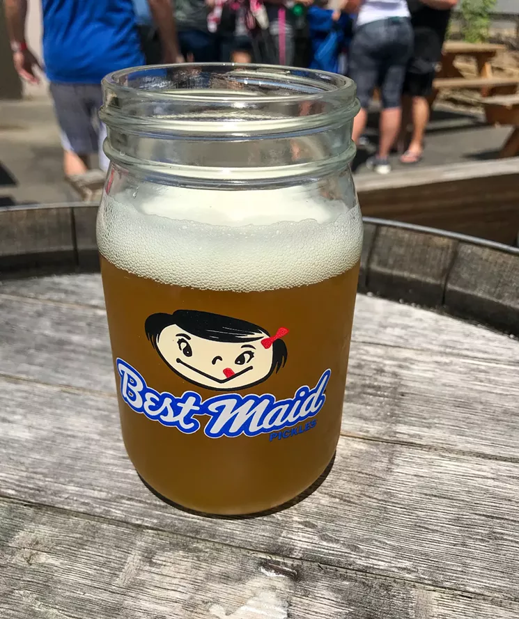 We Try the Best Maid Pickle Beer from Martin House Brewing Dallas Observer