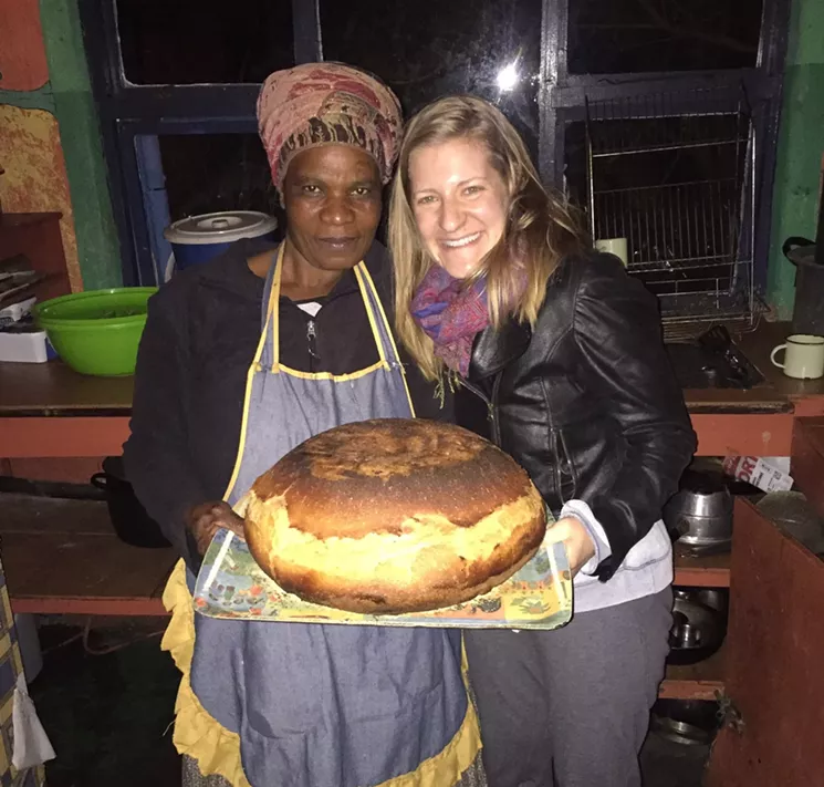 Stephanie Leichtle-Chalklen and Warren Chalklen lived in South Africa for six months. - STEPHANIE LEICHTLE-CHALKLEN