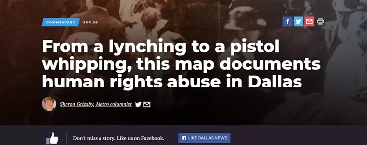 The Dallas Morning News has given voice on numerous occasions to the idea that the shooting of Botham Jean was a lynching, without once asking what it would be for Amber Guyger to be wrongly convicted. - JIM SCHUTZE