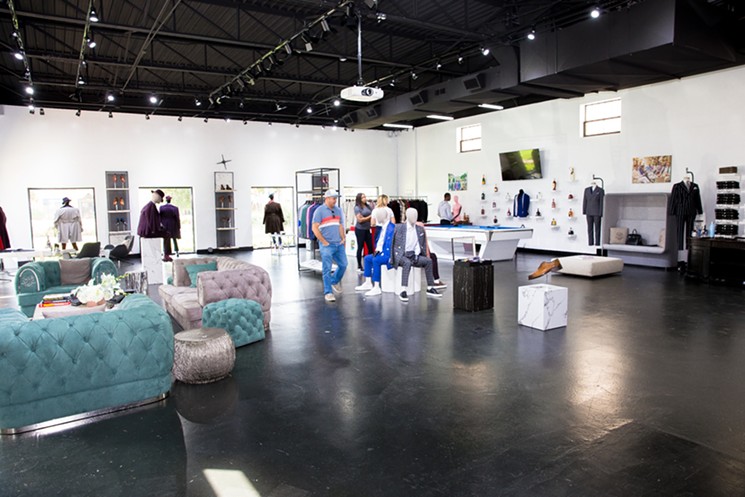 The new showroom for Don Morphy in Dallas' Design District, where Daniel Mofor designs for clients like Emmitt Smith and singer Michelle Williams. - COURTESY DON MORPHY