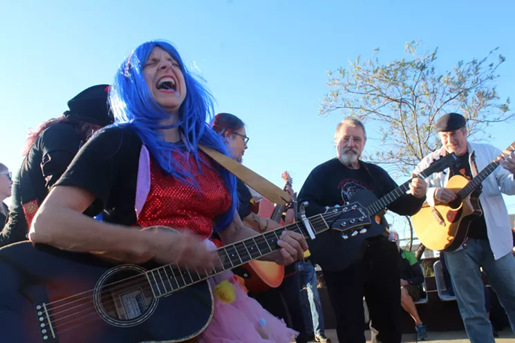 The Open Carry Guitar Rally is a peaceful protest that started out, like all good things, as a joke. - JOHN MCCLANAHAN